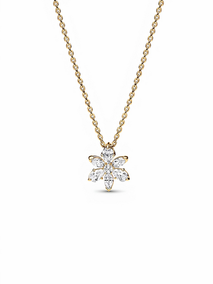 Sparkling Herbarium Cluster Pendant Necklace
14k gold plating