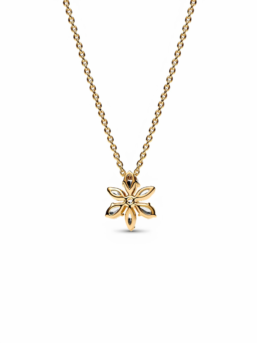 Sparkling Herbarium Cluster Pendant Necklace
14k gold plating