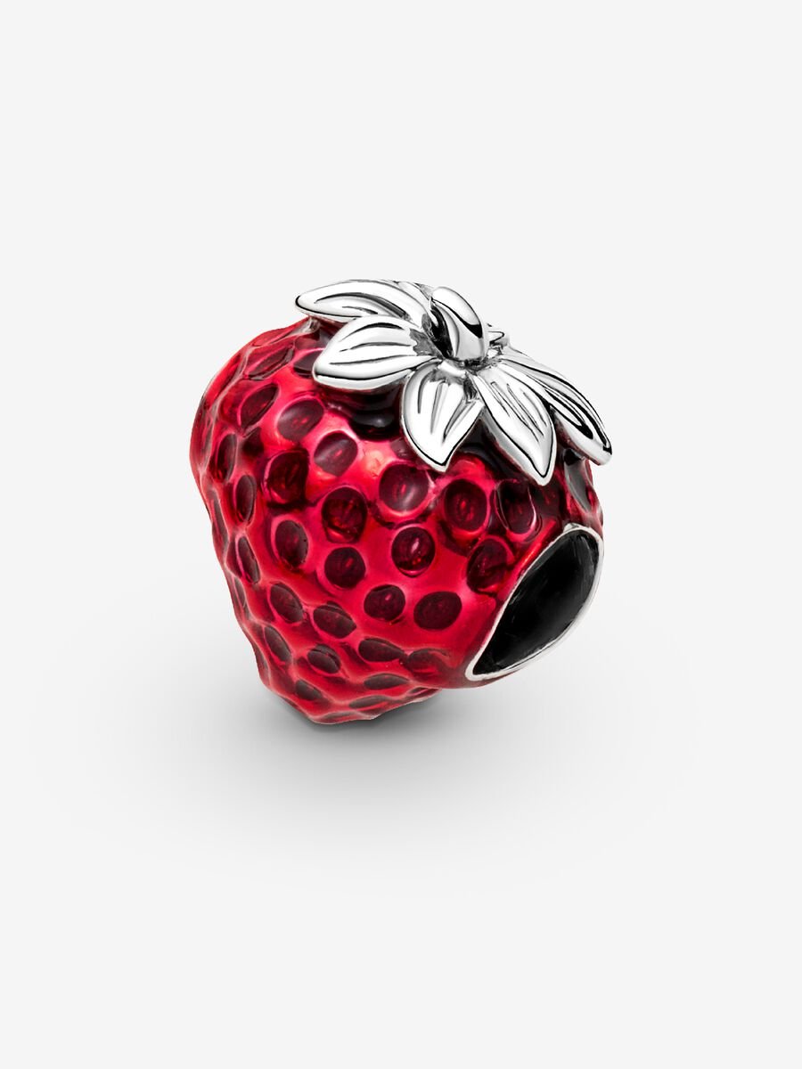Seeded Strawberry Fruit Charm