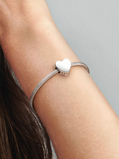 Engravable Heart Charm
Sterling silver