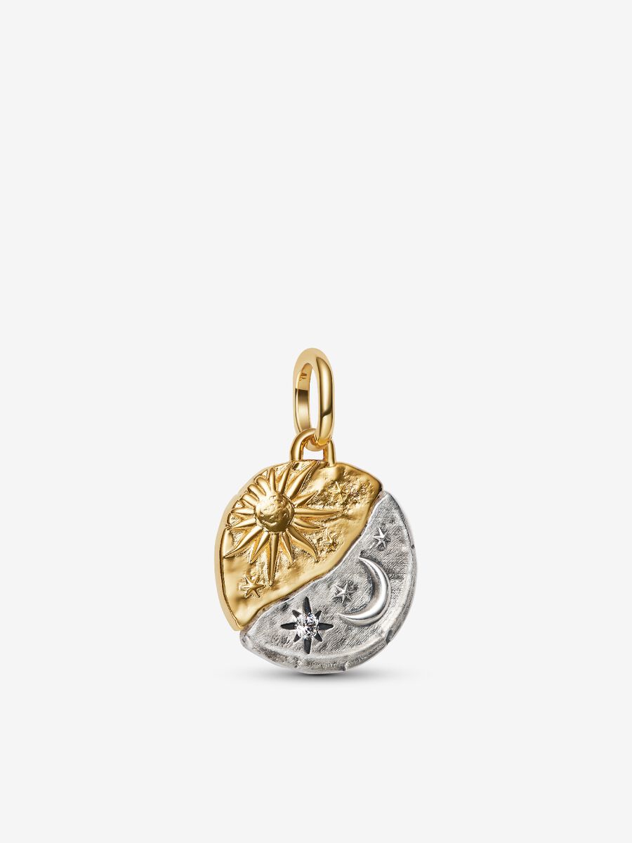 Sun & Moon Medallion Bracelet Set