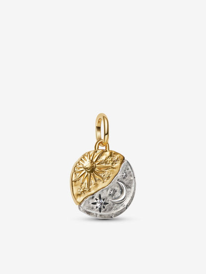 Sun & Moon Medallion Bracelet Set