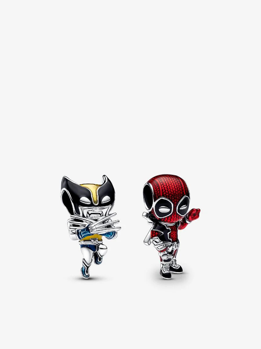 BEST SELLER | Deadpool and Wolverine Charm Bracelet Set