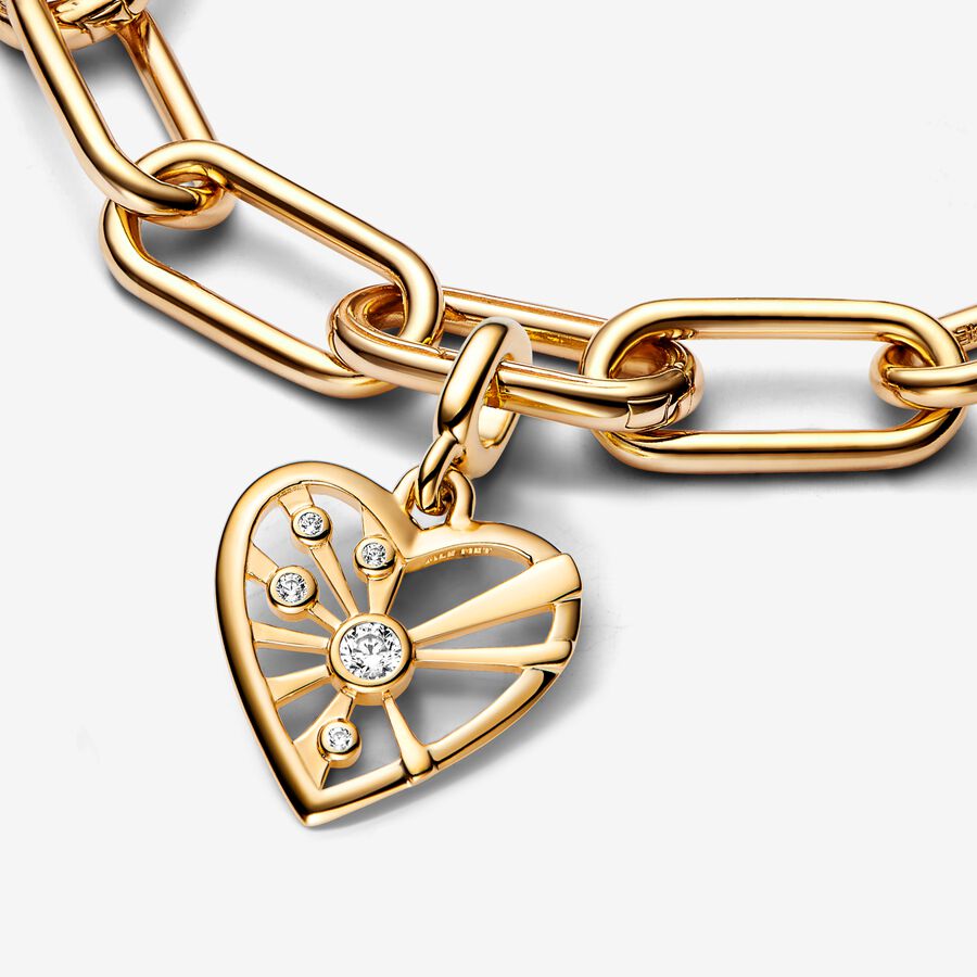 Pandora ME Heart & Rays Medallion Charm