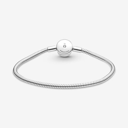 Halo Snake Chain Bracelet