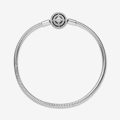 Halo Snake Chain Bracelet