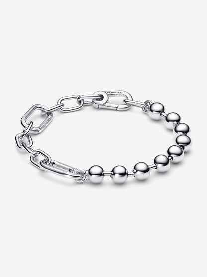 ME Metal Bead & Link Chain Bracelet