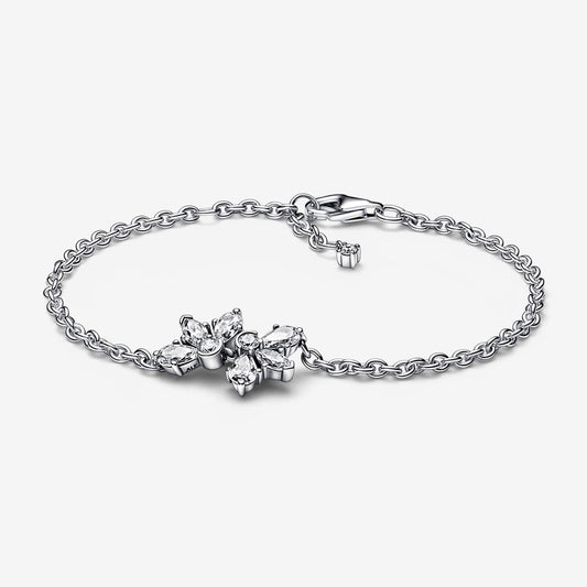 Sparkling Herbarium Cluster Chain Bracelet