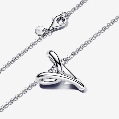 Organically Shaped Heart Pendant Necklace