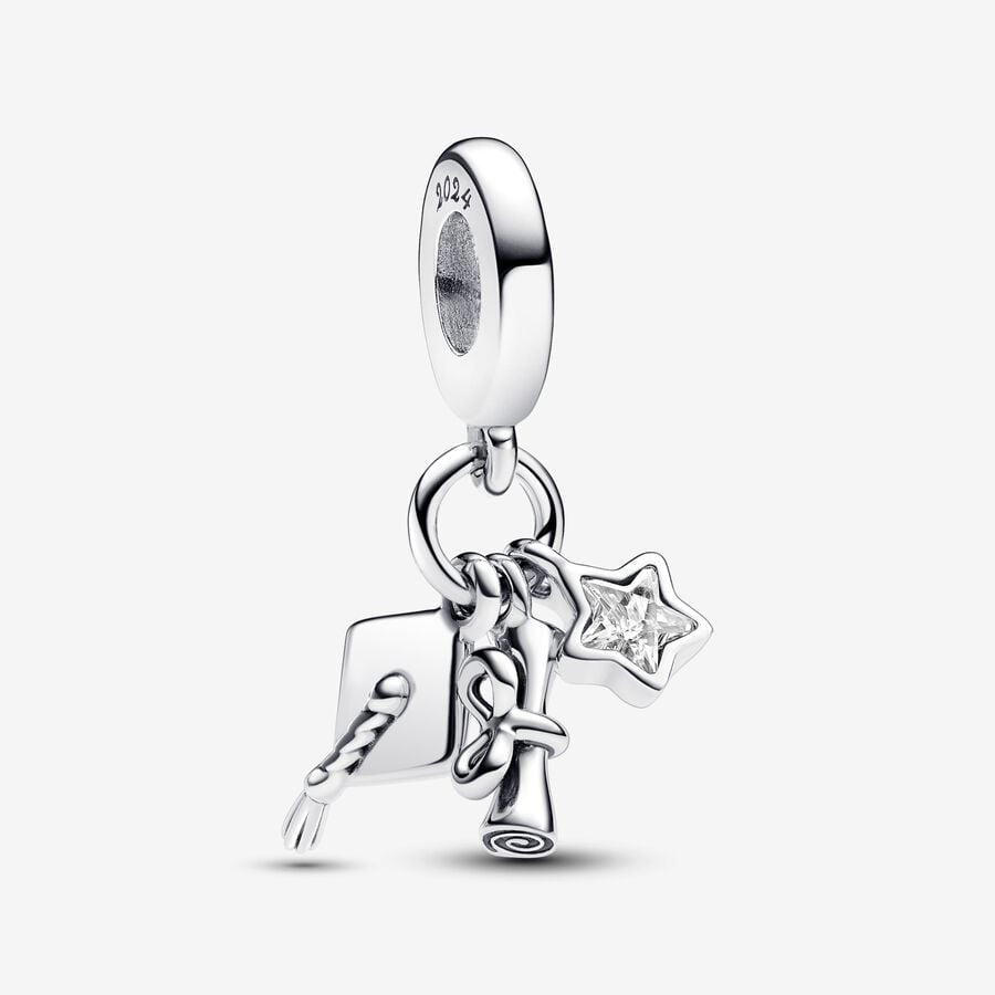 Graduation Triple Dangle Charm