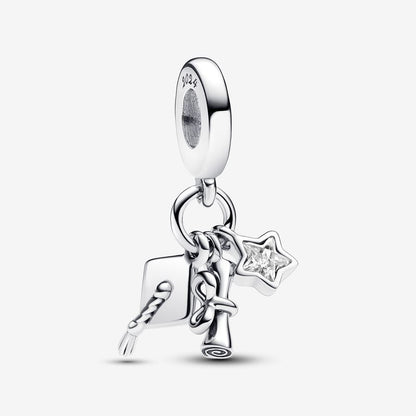 Graduation Triple Dangle Charm