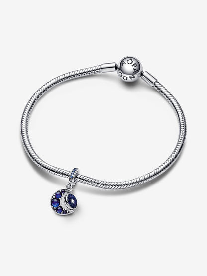 Sparkling Moon Spinning Dangle Charm