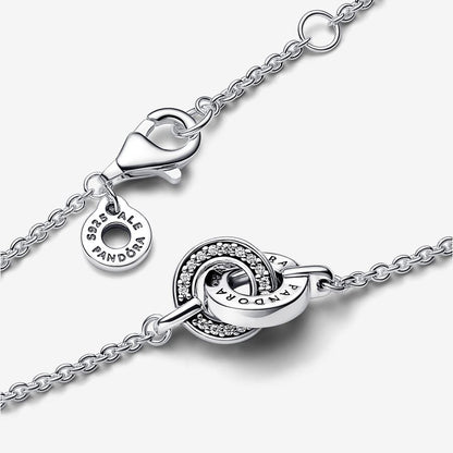 Signature Intertwined Pavé Chain Bracelet