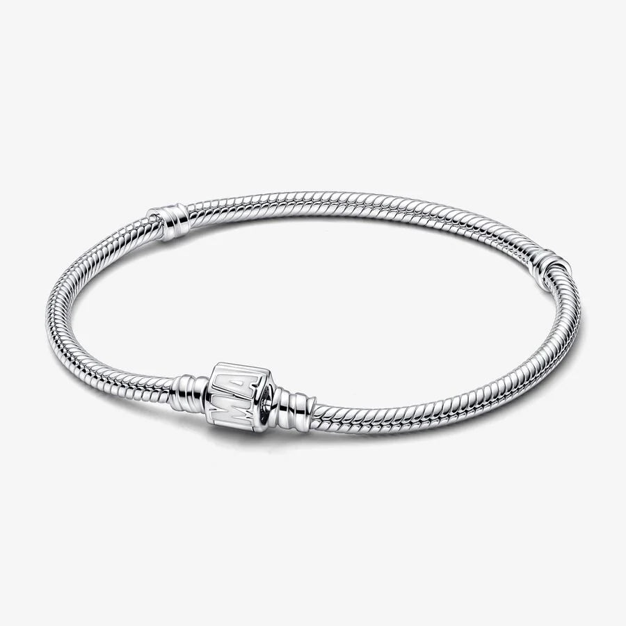 Marvel Logo Clasp Snake Chain Bracelet