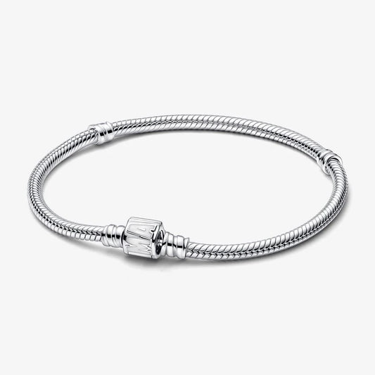 Marvel Logo Clasp Snake Chain Bracelet
