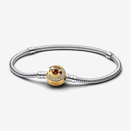 Shooting Star Clasp Snake Chain Braceletp