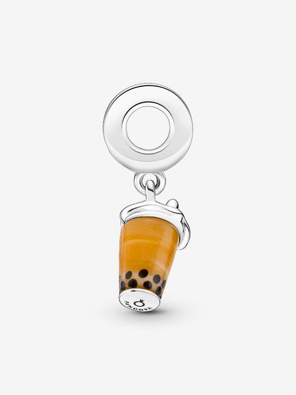 Murano Glass Bubble Tea Dangle Charm