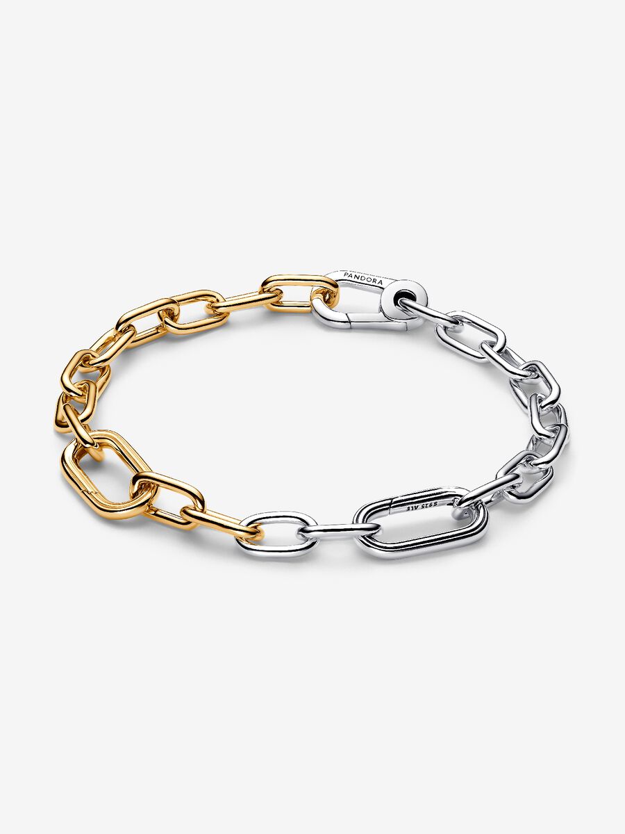 Two-tone Link Chain Bracelet