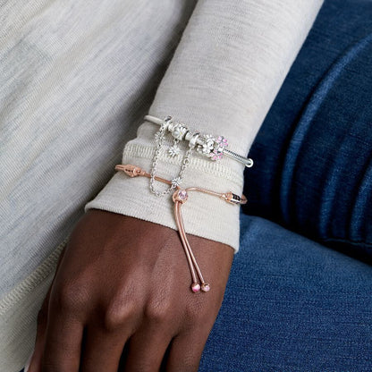 Snake chain sterling silver bracelet