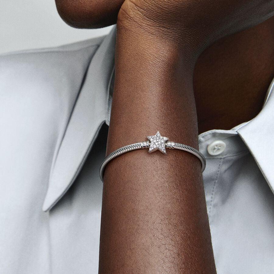 Asymmetric Star Clasp Snake Chain Bracelet