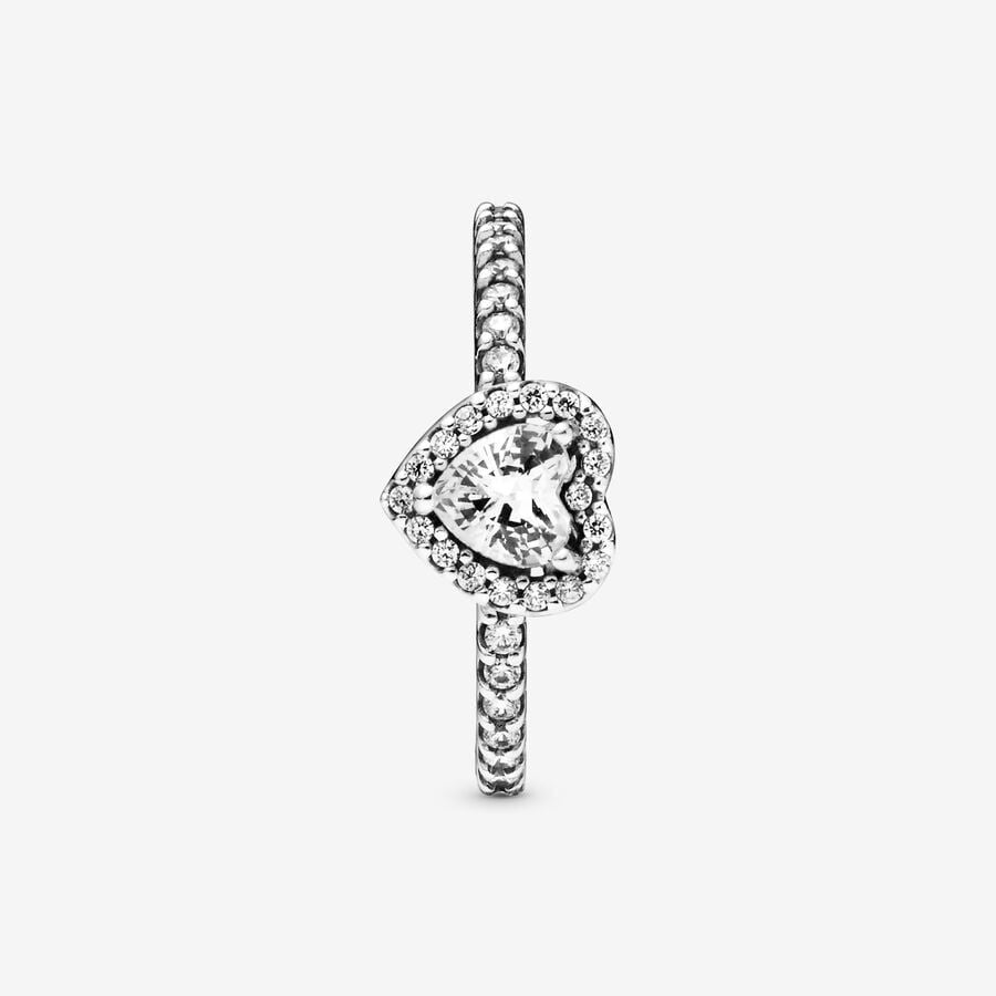 Pandora Clear heart promise ring