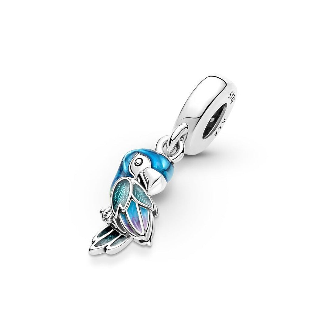 Pandora Moments Jungle Paradise Parrot Charm Pendant